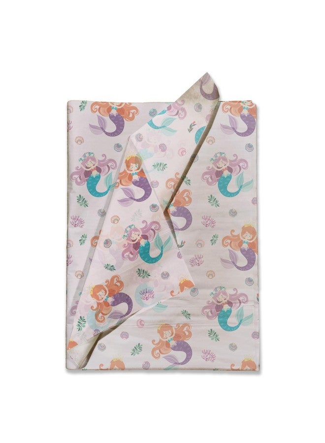 Pro Supply Global Mermaids Printed Tissue Paper for Gift Bags or Boxes and Wrapping - Bulk Decorative Art Tissue Paper for Packaging and Gifting | 24 Sheets 20" x 30" - Image 2
